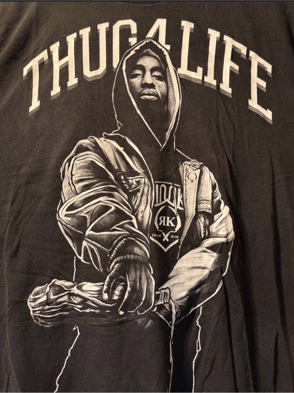 Tupac Shakur 2012 Thug Life Graphic Tee - Black 2Pac